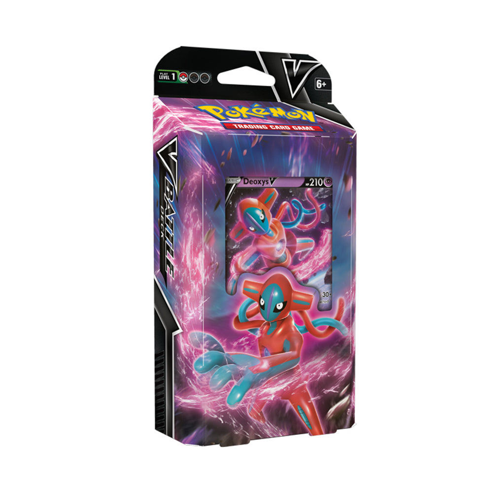 Pokemon Battle Deck Deoxys VMax And VStar Trading Cards Spanish Multicolor