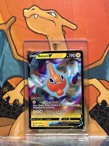 Rotom V Holo Black Star Promo SWSH257, NM Pokemon Card Rotom V Holo Black Star Promo SWSH257, NM Pokemon Card