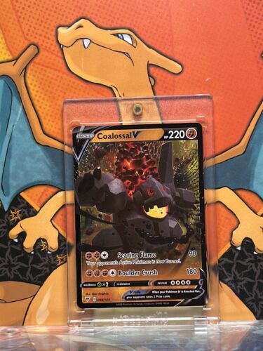 Coalossal V Ultra Rare Vivid Voltage 098/185, NM Pokemon Card Coalossal V Ultra Rare Vivid Voltage 098/185, NM Pokemon Card