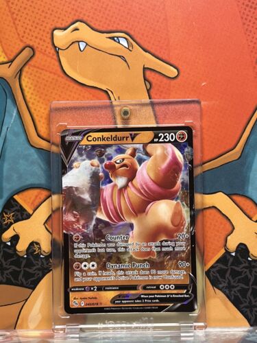 Conkeldurr V Ultra Rare Pokemon GO 040/078, NM Pokemon Card Conkeldurr V Ultra Rare Pokemon GO 040/078, NM Pokemon Card