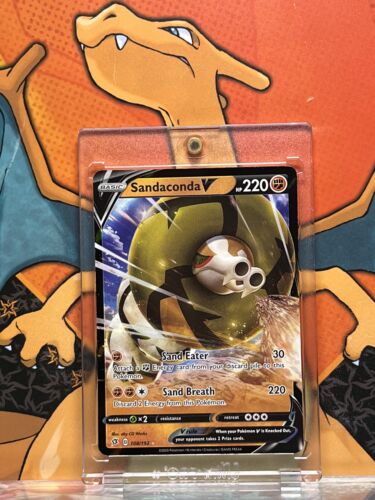 Sandaconda V Ultra Rare Rebel Clash 108/192, NM Pokemon Card Sandaconda V Ultra Rare Rebel Clash 108/192, NM Pokemon Card