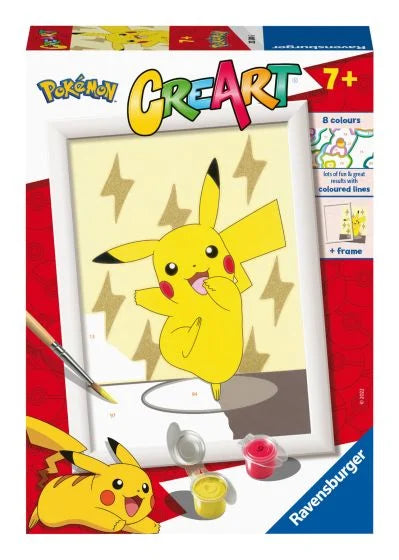CreArt Pikachu Paint by Numbers Pokemon