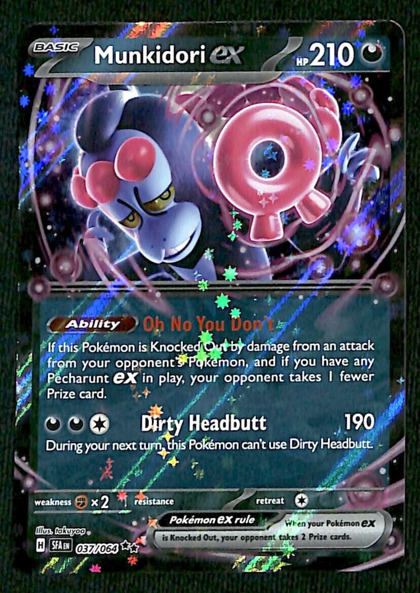 Munkidori ex Shrouded Fable 037/064, NM Pokemon Card Munkidori ex Shrouded Fable 037/064, NM Pokemon Card