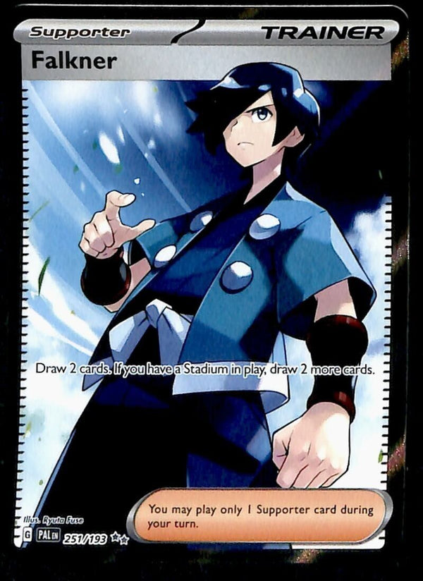 Falkner Full Art Trainer Paldea Evolved 251/193, NM Pokemon Card