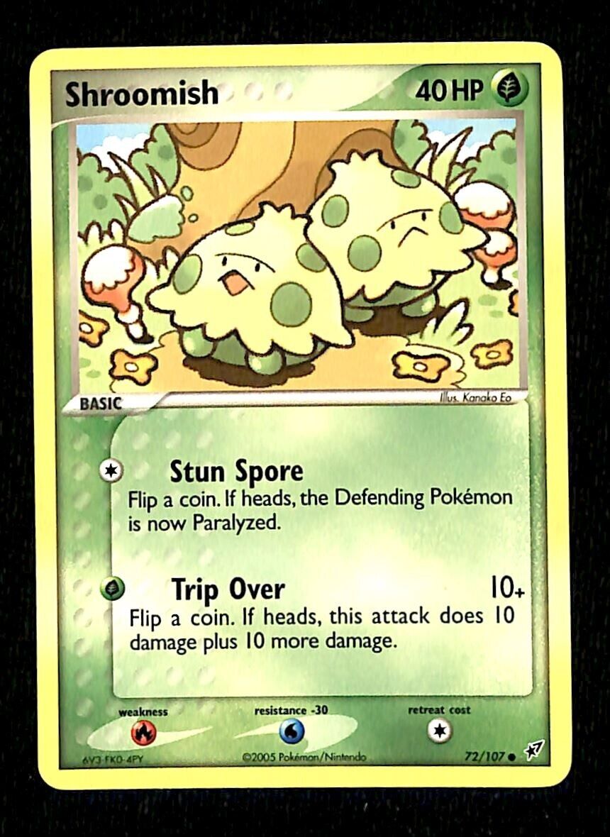 Shroomish EX Deoxy NM, 72/107 Pokemon Card Shroomish EX Deoxy NM, 72/107 Pokemon Card