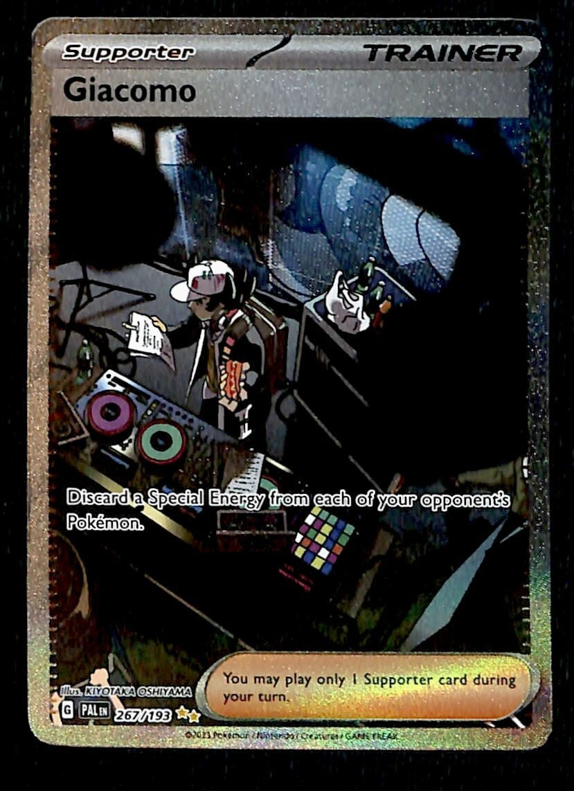 Giacomo Special Illistration Rare Paldea Evolved 267/193, NM Pokemon C Giacomo Special Illistration Rare Paldea Evolved 267/193, NM Pokemon C