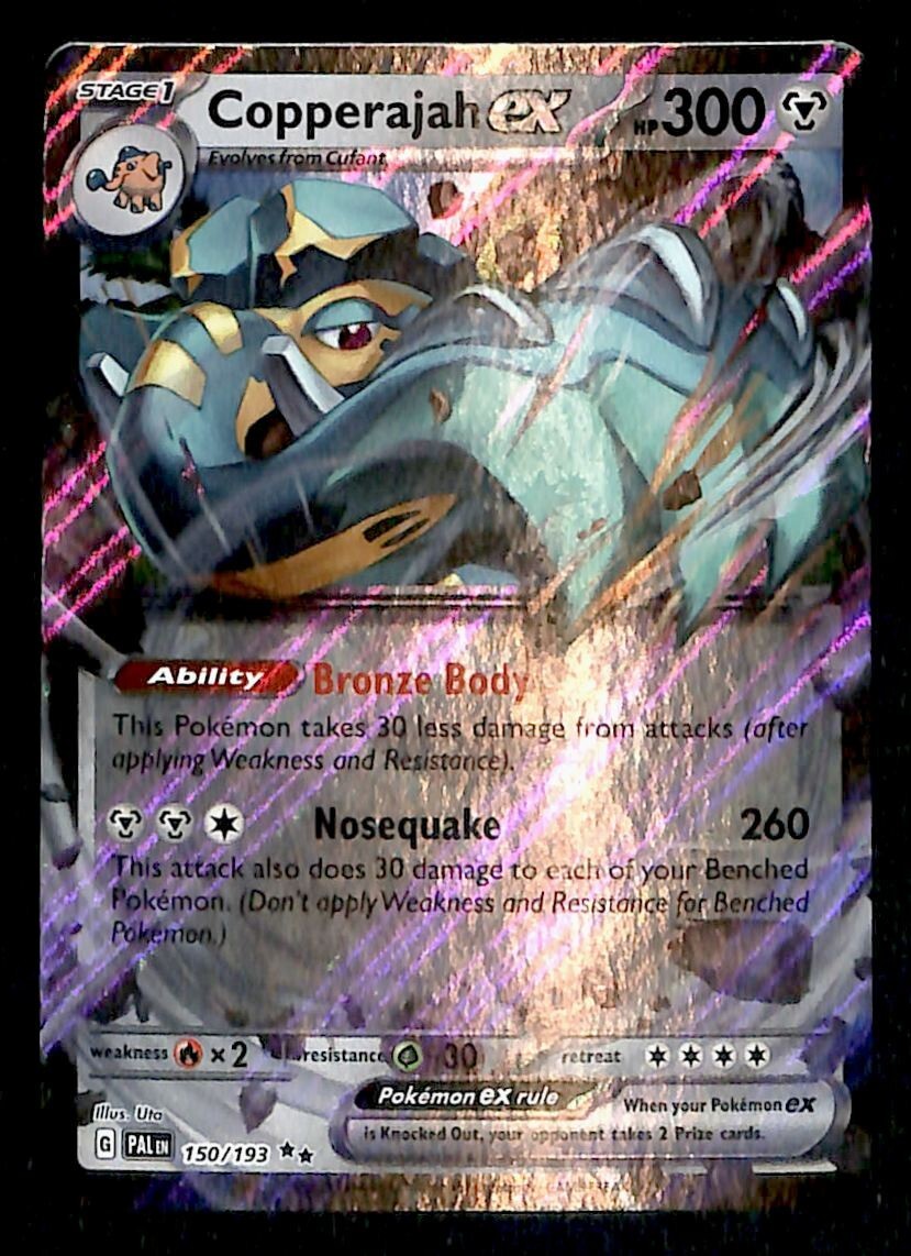 Copperajah ex Ultra Rare Paldea Evolved 150/193, NM Pokemon Card