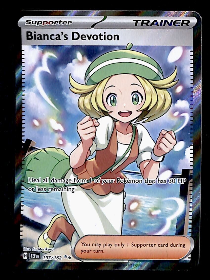 Biancas Devotion Full Art Trainer Temporal Forces 197/162, NM Pokemon Biancas Devotion Full Art Trainer Temporal Forces 197/162, NM Pokemon