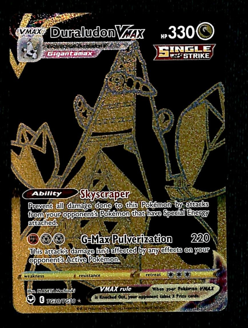 Duraludon Vmax Trainer Gallery Silver Tempest TG30/TG30, NM Pokemon Ca