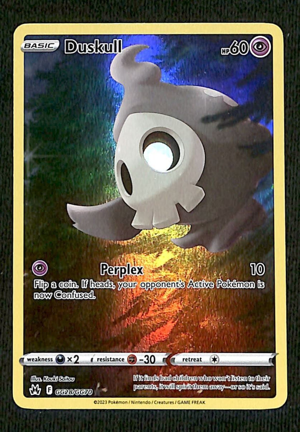 Duskull Galarian Gallery Crown Zenith GG28/GG70, NM Pokemon Card
