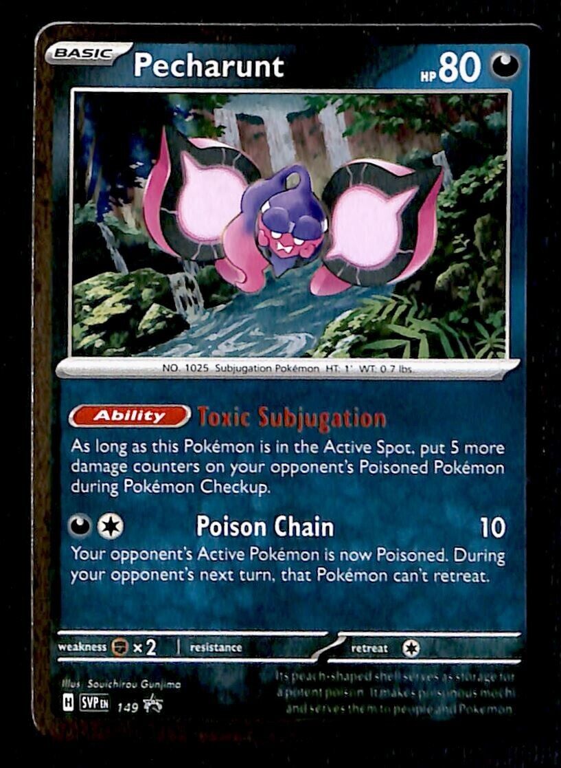 Pecharunt SVP Promo 149 NM Pokemon Card pecharunt-svp-promo-149-nm-pokemon-card