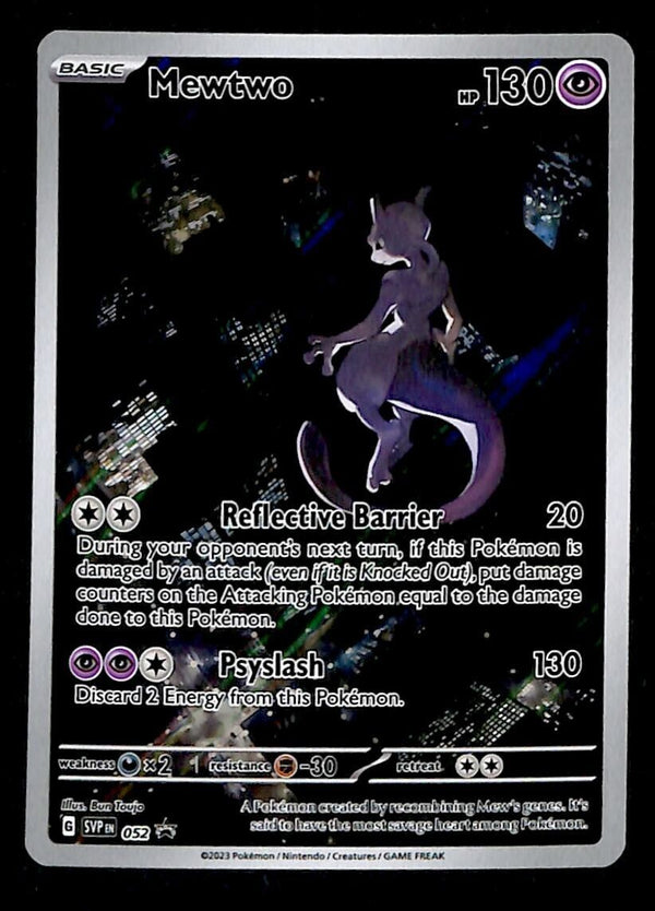 Mewtwo Full Art Black Star Promo SVP 052, NM Pokemon Card