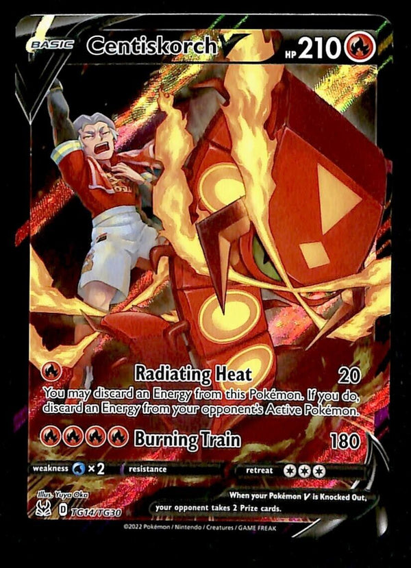 Centiskorch V Trainer Gallery Lost Origin TG14/TG30, NM Pokemon Card
