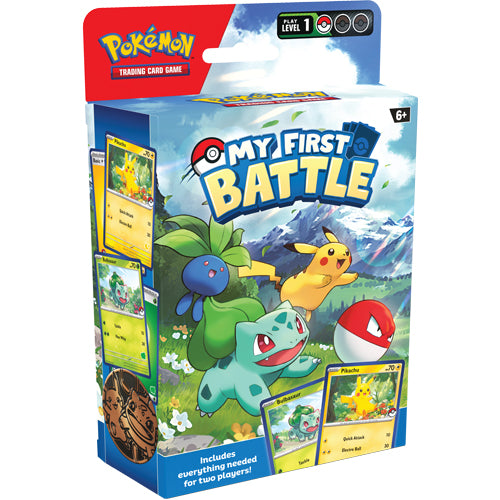 My First Battle - Bulbasaur vs Pikachu / Charmander vs Squirtle