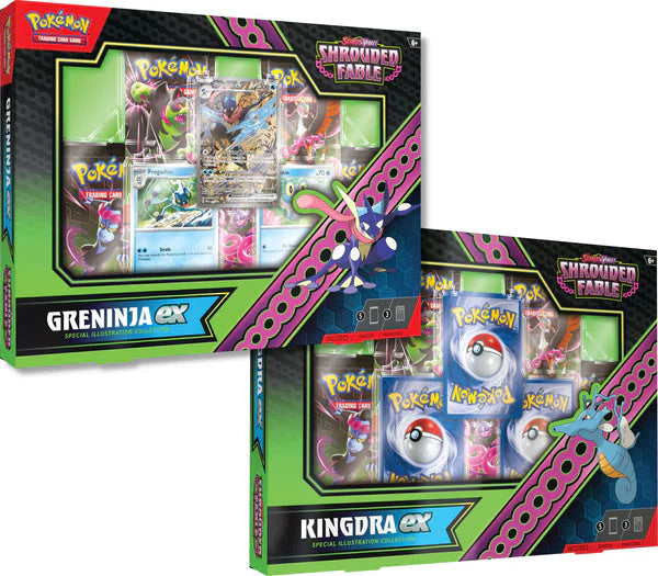 Kingdra ex or Greninja ex Shrouded Fable Special Collection Box