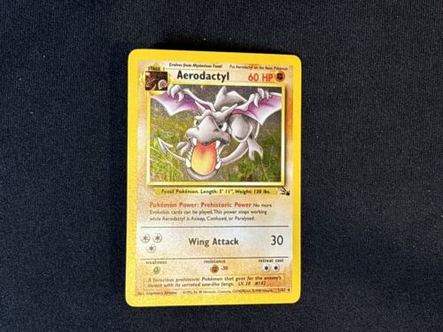Aerodactyl Holo Fossil EX, 1/62 Pokemon Card