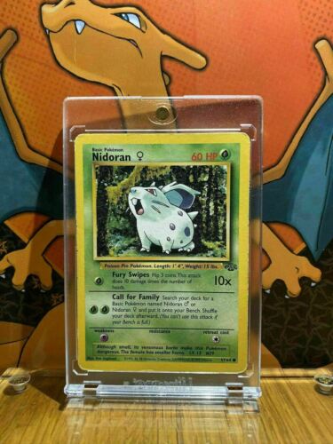 Nidoran Jungle VG, 57/64 Pokemon Card.