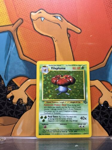 Vileplume Holo Jungle EX, 15/64 Pokemon Card