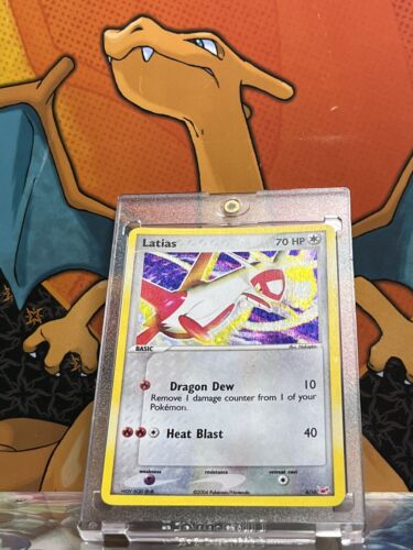 Latias Holo EX Trainer Kit Latias Deck EX-NM, 4/10 Pokemon Card.