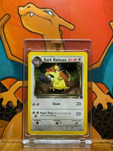 Dark Raticate Team Rocket NM, 51/82 Pokemon Card.