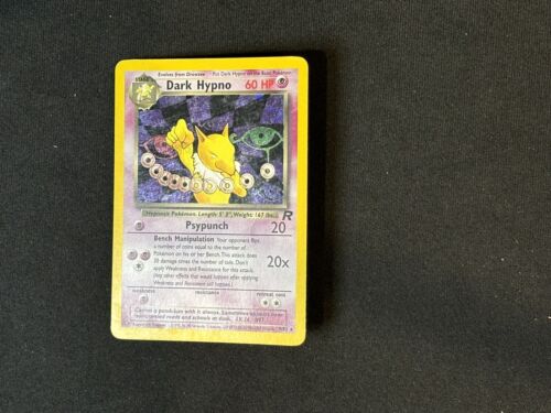 Dark Hypno Holo Team Rocket VG, 9/82 Pokemon Card
