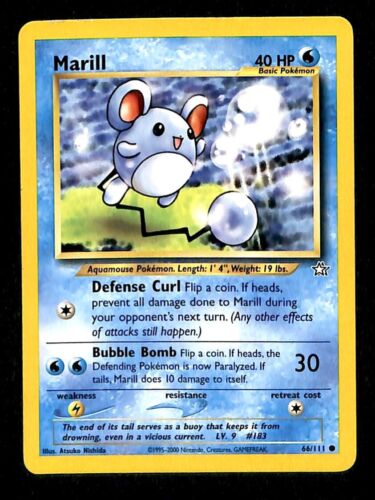 Marill Neo Genesis EX, 66/111 Pokemon Card