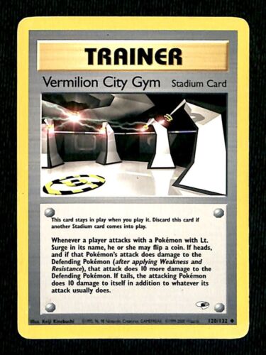 Vermilion City Gym | Gym Heroes VG, 120/132 Pokemon Card.