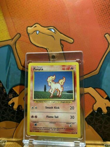 Ponyta Base Set Unlimited Print EX 60/102 Pokemon Card