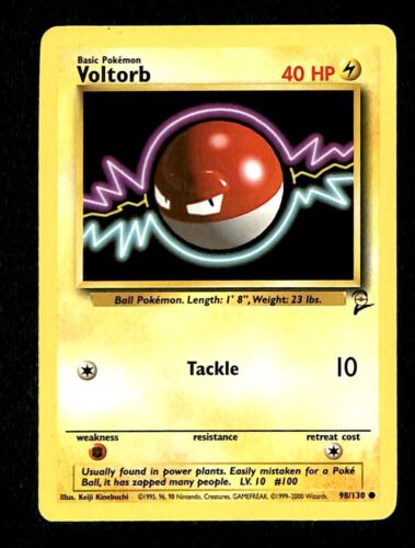 Voltorb Base Set 2 EX, 98/130 Pokemon Card