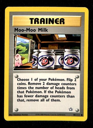 Moo-Moo Milk Neo Genesis NM, 101/111 Pokemon Card