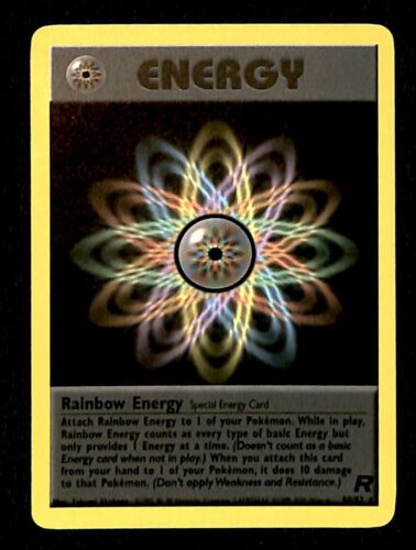 Rainbow Energy Team Rocket EX, 80/82 Pokemon Card
