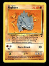 Rhyhorn Base Set 2 VG, 90/130 Pokemon Card