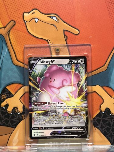 Blissey V Ultra Rare Chilling Reign 119/198, NM Pokemon Card