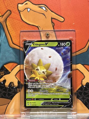 Eldegoss V Ultra Rare Rebel Clash 019/192, NM Pokemon Card