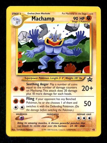Machamp Black Star Promo 43, NM Pokemon Card