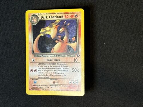 Dark Charizard Holo Team Rocket EX, 4/82 Pokemon Card