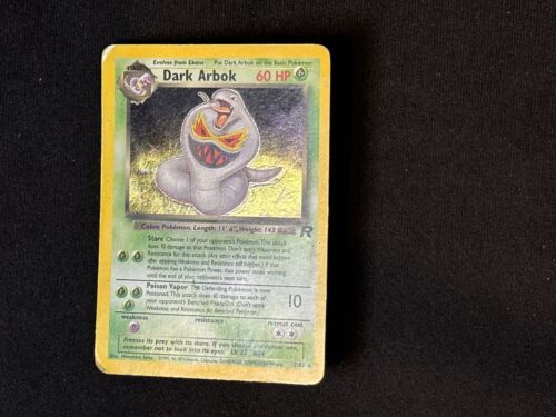 Arbok Holo Team Rocket PLAYED, 2/82 Pokemon Card
