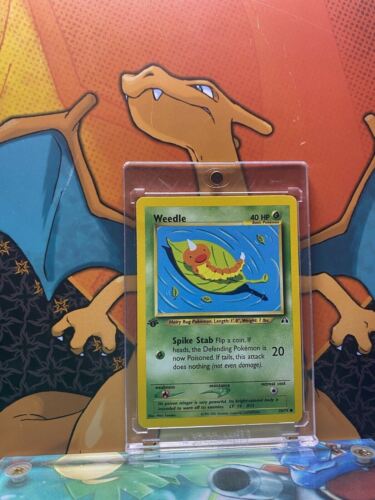Weedle Neo Discovery 1st Edition NM, 70/75 Pokemon Card