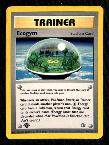 Ecogym 1st Edition Neo Genesis VG, 84/111 Pokemon Card