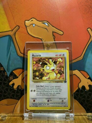 Meowth Team Rocket EX, 62/82 Pokemon Card