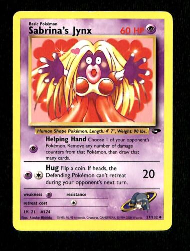 Sabrinas Jynx Gym Challenge NM, 57/132 Pokemon Card