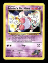 Sabrinas Mr Mime Gym Heroes NM, 94/132 Pokemon Card.