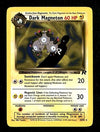 Dark Magneton Team Rocket EX, 28/82 Pokemon Card.