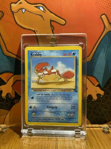 Krabby Fossil VG, 51/62 Pokemon Card.