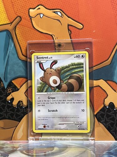 Sentret LV11 Secret Wonders NM, 104/132 Pokemon Card.