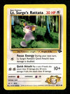 Lt Surges Rattata Gym Challenge EX, 85/132 Pokemon Card