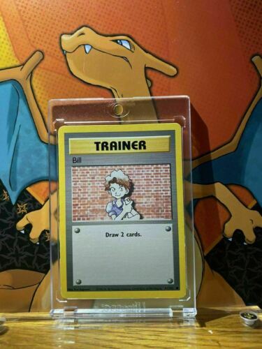 Bill Trainer Base Set 1999 Unlimited Print VG, 91/102 Pokemon Card.