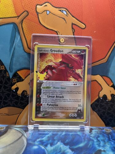 Team Magmas Groudon Celebrations 25th Anniversary, 9/95 Pokemon Card