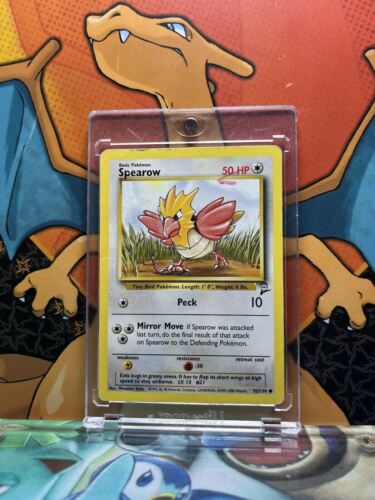 Spearow Base Set 2 VG 92/130 Pokemon Card