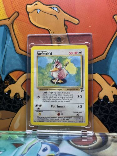 Farfetchd Base Set 2 VG 40/130 Pokemon Card